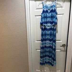 NWT Calvin Klein Women's Size Large Tie-dyed Long